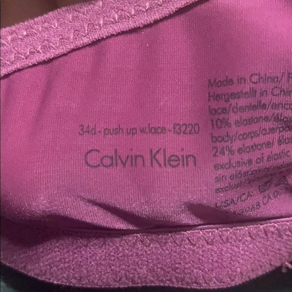 Calvin Klein push up bra, 34D - Picture 2 of 2